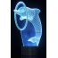 3D Dolphin Laser Cut Precision LED Lights