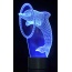 3D Dolphin Laser Cut Precision LED Lights