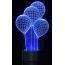 3D Balloons Laser Cut Precision LED Lights