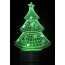 3D Christmas Tree Laser Cut Precision LED Lights