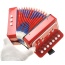 Children's Musical Instrument Accordion (Red)