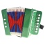 Children's Musical Instrument Accordion (Green)