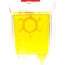 Liquid Motion Bubbler With Two Wheels (Yellow)