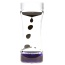 Liquid Motion Bubbler (Black Purple)