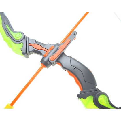 Bow And Arrow Playset With Quiver And Target (Green)