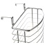 Cabinet Storage Plastic Bag Holder (Chrome)