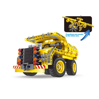 Building Blocks Bricks Construction Kit STEM Toy (Dump Truck), 361pcs