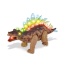 Stegosaurus Dinosaur With Lights And Sounds (Brown)