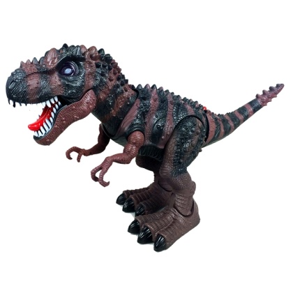 Tyrannosaurus T-Rex Dinosaur With Lights aAnd Sounds (Brown)