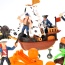 Bucket of Pirate Action Figures Playset