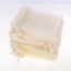 Mini Sheer Drawstring Transparent Bags (100 Bags Per Pack)